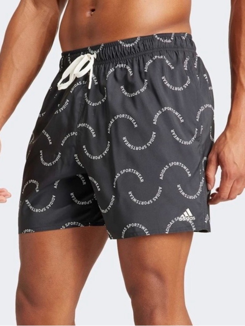 NWT Adidas Wave Logo CLX Swim Shorts